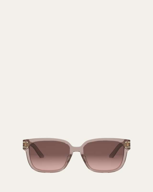 DiorSignature S7F Acetate Square Sunglasses